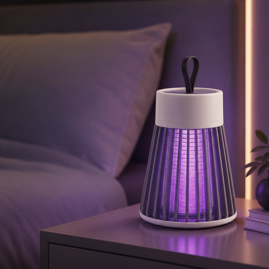 Lampe anti-moustique rechargeable