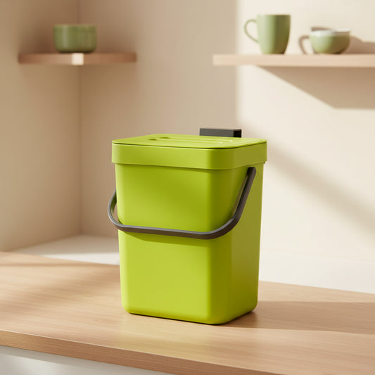 Poubelle compacte suspendue