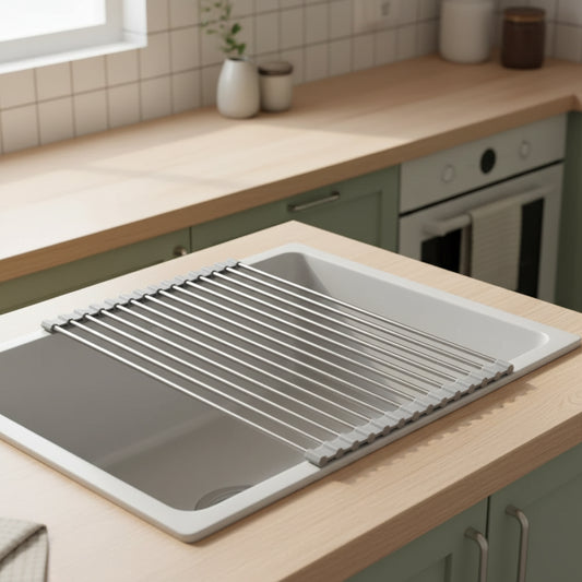 Egouttoir pliable compact